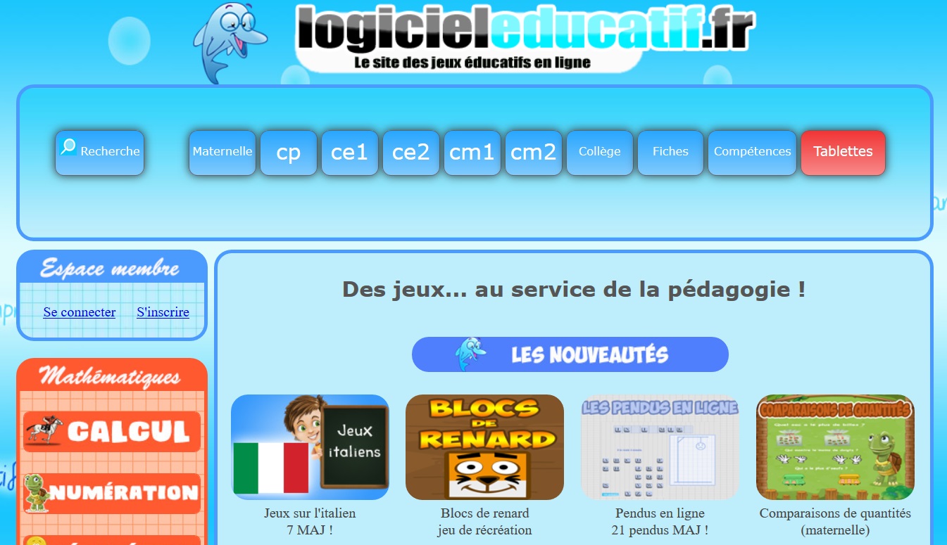 « Logiciel éducatif », Un Site Pour Apprendre En S’amusant – Alliance ...